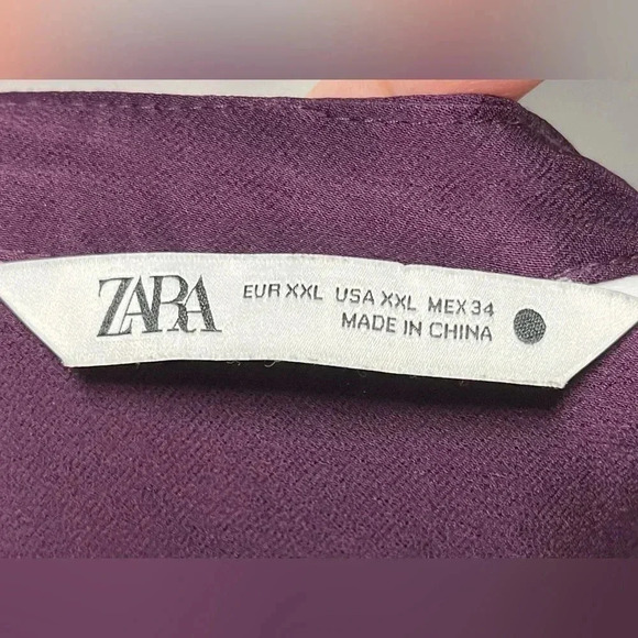 Zara silky button down office wear - Picture 3 of 3